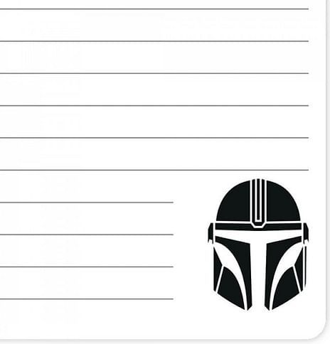 Half Moon Bay Zápisník Star Wars: Mandalorian - Helmets A5 - obrázek 3