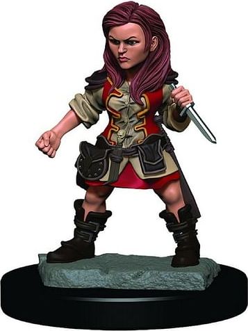 D&D Miniatures: Icons of the Realms - Halfling Female Rogue - obrázek 1