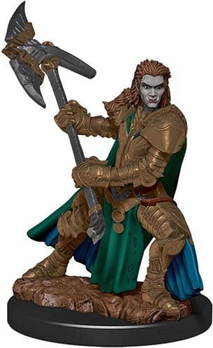 D&D Miniatures: Icons of the Realms - Half-Orc Fighter Female - obrázek 1