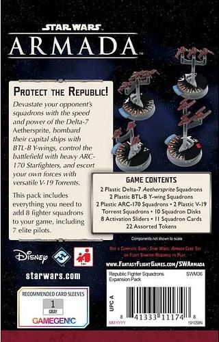 Star Wars Armada: Republic Fighter Squadrons - obrázek 3
