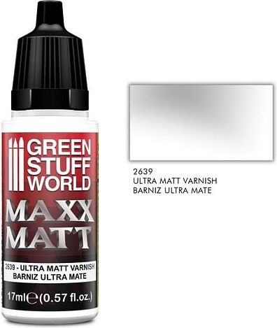 Lak Green Stuff World: Maxx Matt Varnish - Ultramate 17ml - obrázek 2