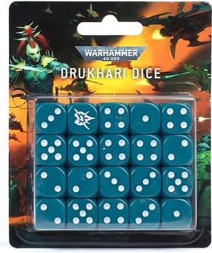 Warhammer 40000: Drukhari Dice Set 2021 - obrázek 1