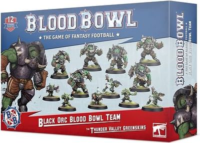 Blood Bowl The Thunder Valley Greenskins: Black Orc Team - obrázek 1
