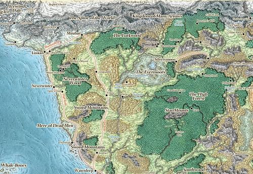 Dungeons & Dragons: Savage Frontier Map - obrázek 2