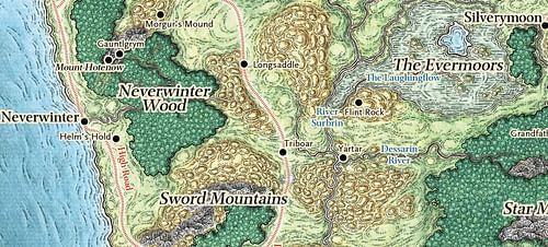Dungeons & Dragons: Savage Frontier Map - obrázek 3