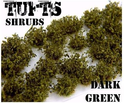 Dekorace Shrubs Tufts - Dark Green, samolepící - obrázek 3