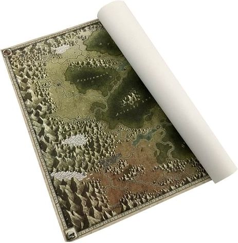 Zapovězené země - mapa na plátně - obrázek 1
