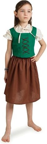 imago Dívčí živůtek Hobitka, zelený, velikost 146/152 - obrázek 2