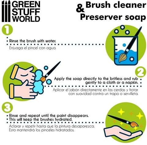 Green Stuff World: Brush Soap - Cleaner and Preserver 17ml - obrázek 2