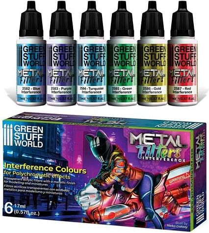 Green Stuff World: Set Metal Filters - Interference Colours - obrázek 1