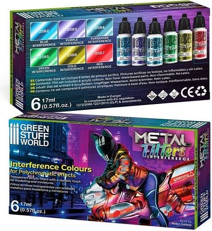 Green Stuff World: Set Metal Filters - Interference Colours - obrázek 2