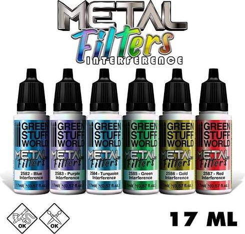 Green Stuff World: Set Metal Filters - Interference Colours - obrázek 3