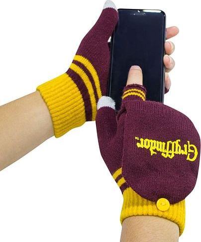 Cinereplicas Odklápěcí rukavice Harry Potter - Nebelvír, fialovo-zlaté, barva vínová - obrázek 7