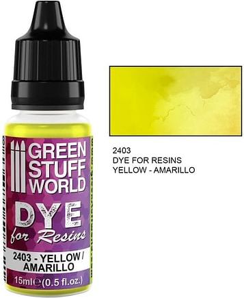 Green Stuff World: Dye for Resins - Yellow 15ml - obrázek 1