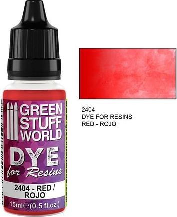 Green Stuff World: Dye for Resins - Red 15ml - obrázek 1