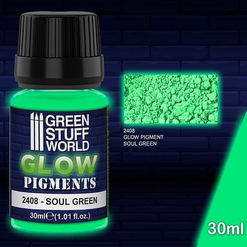 Green Stuff World: Glow in the Dark - Soul Green 30ml - obrázek 1
