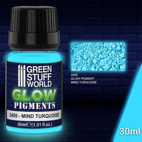 Green Stuff World: Glow in the Dark - Mind Turquoise 30ml - obrázek 1