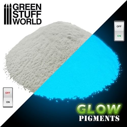 Green Stuff World: Glow in the Dark - Mind Turquoise 30ml - obrázek 2