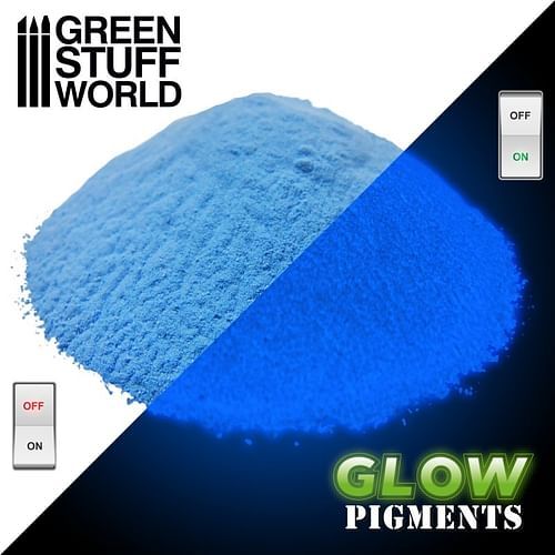 Green Stuff World: Glow in the Dark - Space Blue 30ml - obrázek 2