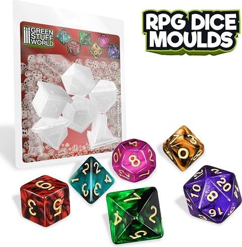 Formičky na tvorbu RPG kostek - obrázek 1