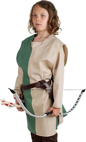 imago Tabard pro děti, béžovo-zelený, velikost 134/140 - obrázek 4