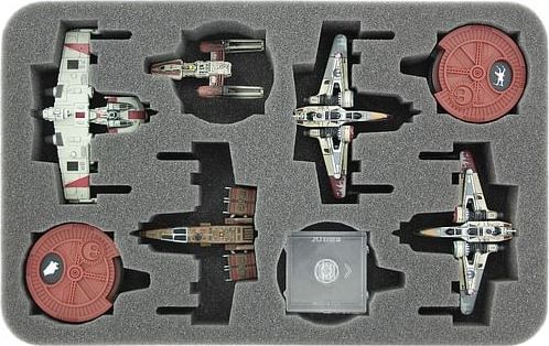 Pěnový pořadač Feldherr pro Star Wars X-Wing 4x ARC-170 / K-Wing - obrázek 2
