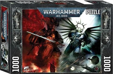 Puzzle Warhammer Guilliman vs Abaddon, 1000 dílků - obrázek 1
