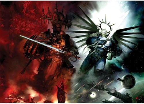 Puzzle Warhammer Guilliman vs Abaddon, 1000 dílků - obrázek 2