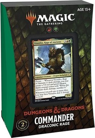 Magic: The Gathering - Adventures in the Forgotten Realms - Draconic Rage Commander Deck - obrázek 1
