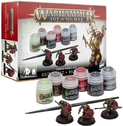 Warhammer Age of Sigmar: Orruks + Paint Set - obrázek 1