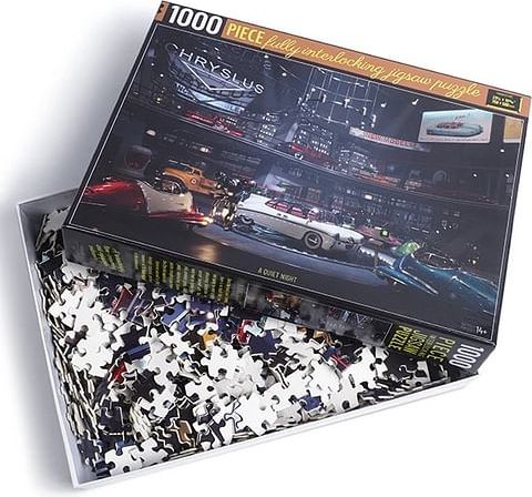 Puzzle Fallout Chryslus Showroom - A Quiet Night, 1000 dílků - obrázek 2