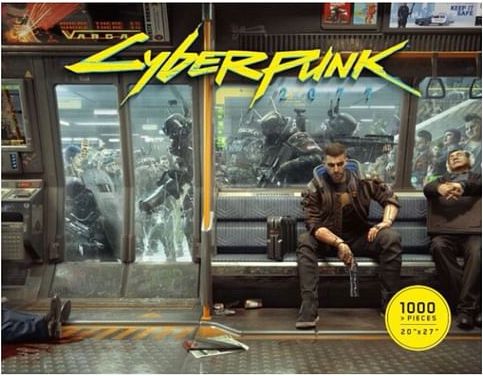 Puzzle Cyberpunk - Metro life, 1000 dílků - obrázek 1