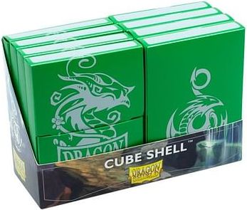 Krabičky na karty Dragon Shield Cube Shell (8 ks), barva zelená - obrázek 5