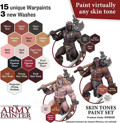 Army Painter - Skin Tones Paint Set - obrázek 2