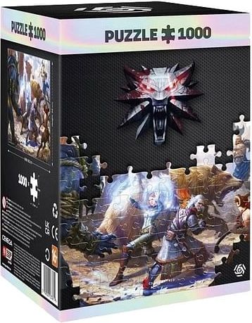 Puzzle Zaklínač: Geralt & Triss, 1000 dílků - obrázek 1
