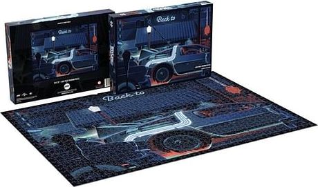 Puzzle Back to the Future - DeLorean, 1000 dílků - obrázek 1