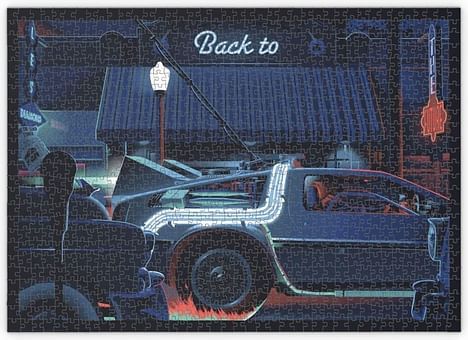 Puzzle Back to the Future - DeLorean, 1000 dílků - obrázek 5