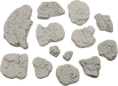 Dekorace Old Factory Basing Kit (13 ks) - obrázek 1