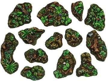 Dekorace Jungle Basing Kit (13 ks) - obrázek 1
