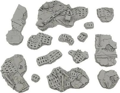 Dekorace Concrete Basing Kit (14 ks) - obrázek 3
