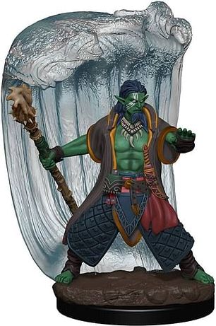 D&D Miniatures: Icons of the Realms - Water Genasi Druid Male - obrázek 1