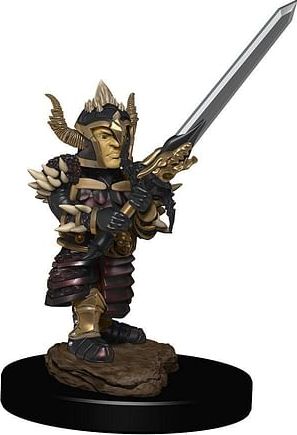 D&D Miniatures: Icons of the Realms - Halfling Fighter Male - obrázek 1