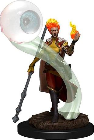 D&D Miniatures: Icons of the Realms - Fire Genasi Wizard Female - obrázek 1