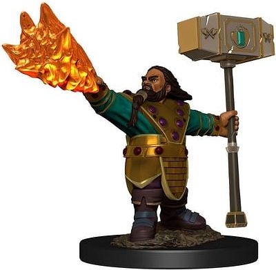 D&D Miniatures: Icons of the Realms - Dwarf Cleric Male - obrázek 1
