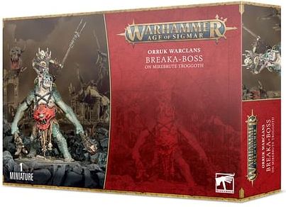 Warhammer Age of Sigmar: Orruk Warclans: Breaka-boss on Mirebrute Troggoth - obrázek 1