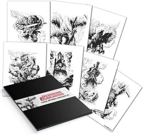 FaNaTtik Sada litografií Dungeons & Dragons, 7 ks - obrázek 1