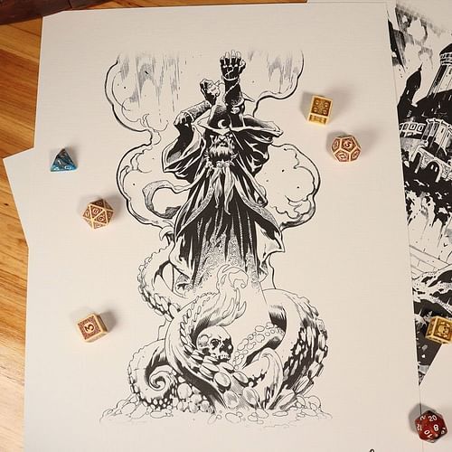 FaNaTtik Sada litografií Dungeons & Dragons, 7 ks - obrázek 5