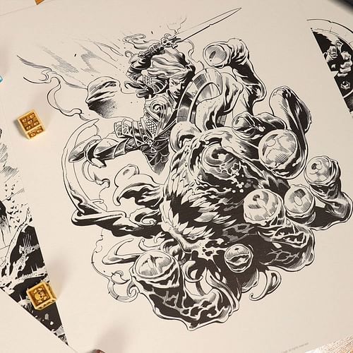 FaNaTtik Sada litografií Dungeons & Dragons, 7 ks - obrázek 6