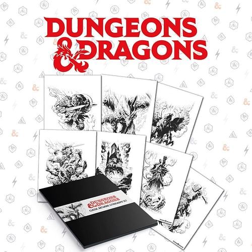 FaNaTtik Sada litografií Dungeons & Dragons, 7 ks - obrázek 7