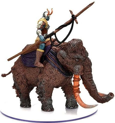D&D Miniatures: Icons of the Realms - Snowbound Frost Giant on Mammoth - obrázek 4